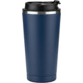 Vlykb Coffee Travel Mug Navy 16 oz Flip Lid