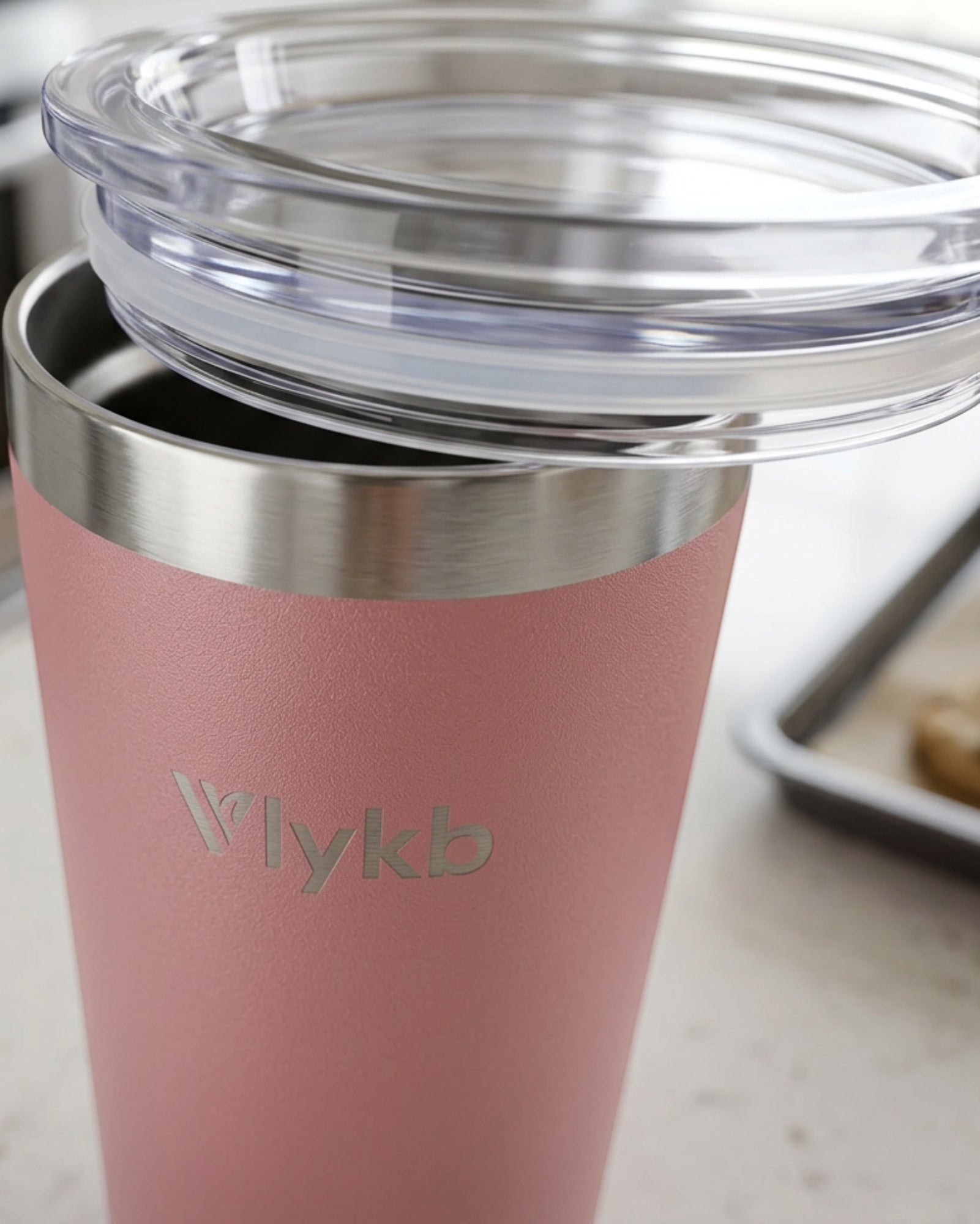 Vlykb Slim Insulated Tumbler Rose 18 oz